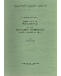 K. F. Karjalainens Südostjakische Textsammlungen. II
