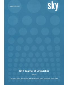 SKY Journal of Linguistics 24