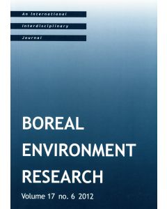 Boreal Environment Research 2012:6