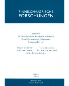 Finnisch-Ugrische Forschungen 60:1-3