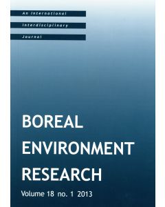 Boreal Environment Research 2013:1