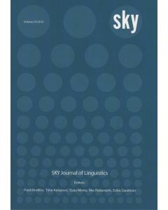 SKY Journal of Linguistics 25