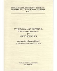 Typological and Historical Studies in Language by Mikko Korhonen