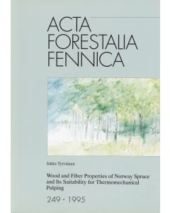Wood and Fiber Properties of Norway Spruce and Its Suitability for Thermomechanical Pulping