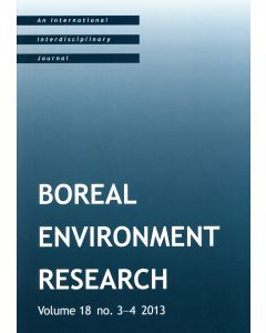 Boreal Environment Research 2013:3-4