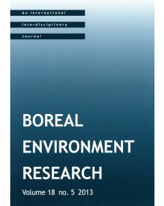 Boreal Environment Research 2013:5