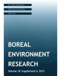 Boreal Environment Research 2013 Supplement A
