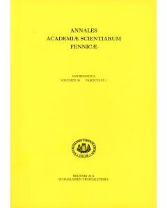 Annales Academiae Scientiarum Fennicae. Mathematica 39:1