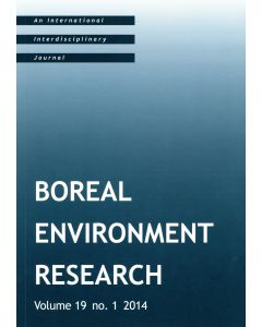 Boreal Environment Research 2014:1