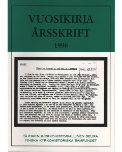 Suomen kirkkohistoriallisen seuran vuosikirja 86