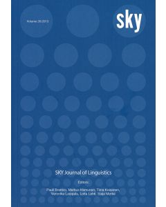 SKY Journal of Linguistics 26