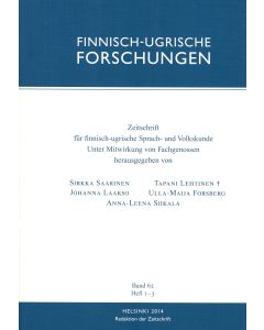 Finnisch-Ugrische Forschungen 62:1-3