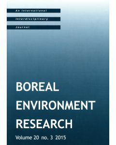 Boreal Environment Research 2015:3