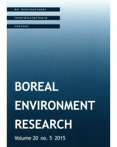 Boreal Environment Research 2015:5