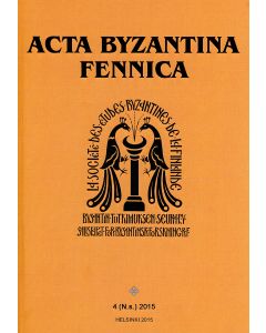 Acta Byzantina Fennica 4 (N.s.)
