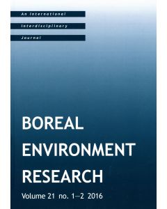 Boreal Environment Research 2016:1-2