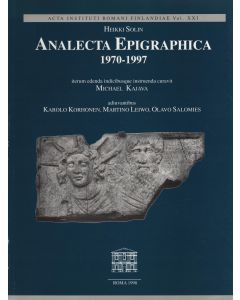 Analecta Epigraphica 1970–1997