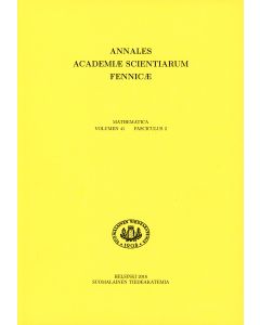 Annales Academiae Scientiarum Fennicae. Mathematica 41:2