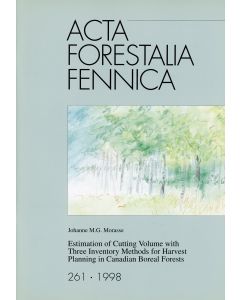 Estimation of Cutting Volume with Three Inventory Methods for Harvest Planning in Canadian Boreal Forests