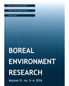 Boreal Environment Research 2016:5-6