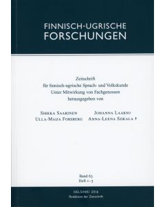 Finnisch-Ugrische Forschungen 63:1-3