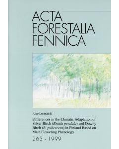 Differences in the Climatic Adaptation of Silver Birch (Betula pendula) and Downy Birch (B. pubescens) in Finland Based on Male Flowering Phenology