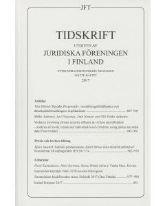 Tidskrift utgiven av Juridiska Föreningen i Finland 2017:6