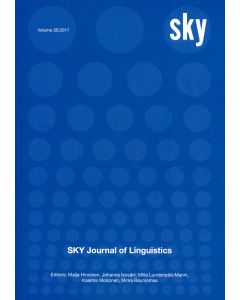 SKY Journal of Linguistics 30