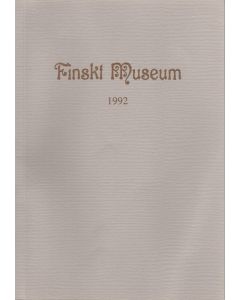 Finskt Museum 1992