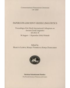 Papers on Ancient Greek Linguistics