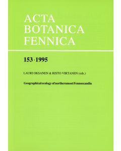 Geographical ecology of northernmost Fennoscandia