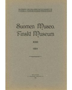 Suomen Museo - Finsk Museum 1924