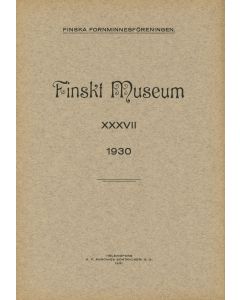 Finskt Museum 1930