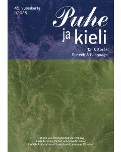 Puhe ja kieli 2025:1