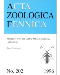 Miridae of West and Central Africa (Hemiptera, Heteroptera)