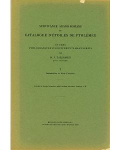 Survivance arabo-romane du Catalogue d'étoiles de Ptolémée