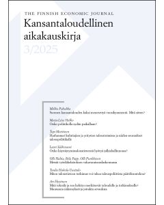 Kansantaloudellinen Aikakauskirja 2025:4