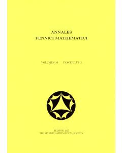 Annales Fennici Mathematici 50:2