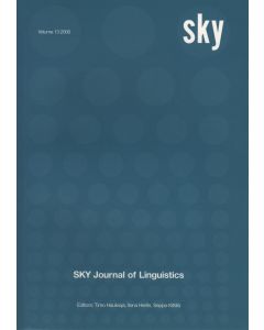 SKY Journal of Linguistics 14