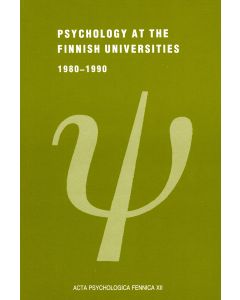 Psychology at the Finnish Universities 1980–1990