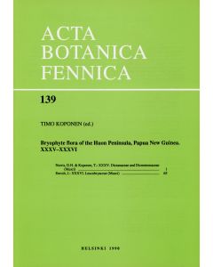 Bryophyte flora of the Huon Peninsula, Papua New Guinea XXXV-XXXVI