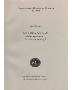 Lex Licinia Sextia de modo agrorum – fiction or reality?