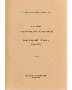 H. Paasonens Mordwinisches Wörterbuch. Band I