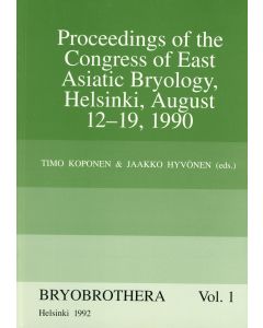 Proceedings of the Congress of East Asiatic Bryology, Helsinki, August 12–19, 1990