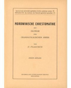 Mordwinische Chrestomathie mit Glossar und grammatikalischem Abriss