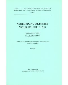 Nordmongolische Volksdichtung. II