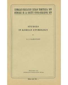 Studies in Korean Etymology