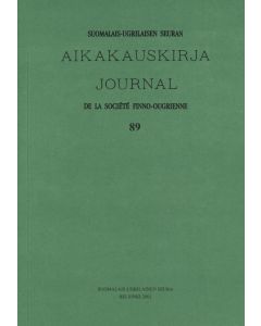 Suomalais-Ugrilaisen Seuran Aikakauskirja 89