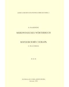H. Paasonens mordwinisches Wörterbuch. Band II