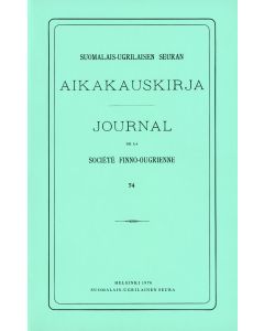 Suomalais-Ugrilaisen Seuran Aikakauskirja 74